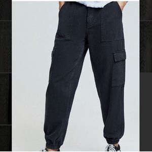 Pacsun Black Cargo Joggers